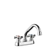 4" Cross Handles Mixers for Bar-type Sinks, Long Neck